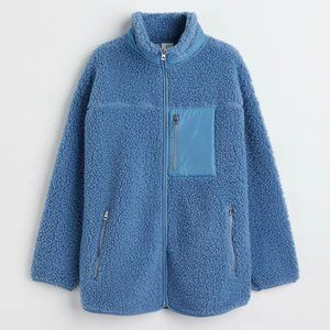 H&M Blue Sherpa Fleece